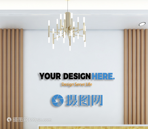 企業形象墻LOGO樣機