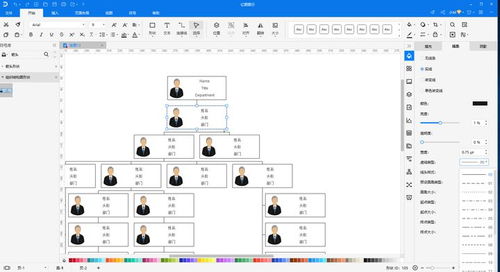 如何用PPT制作公司接待業務組織結構圖